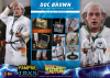 Hot Toys 1/6 MMS610 Doc Brown Back To The Future Deluxe Version Christopher Lloyd Pampril Toys