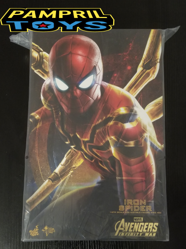 Hot Toys 1/6 Marvel Avengers MMS482 Iron Spider Infinity War Tom Holland Peter Parker Spider-Man pampril toys