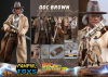Hot Toys 1/6 MMS617 Doc Brown Back To The Future 3 Christopher Lloyd Pampril Toys
