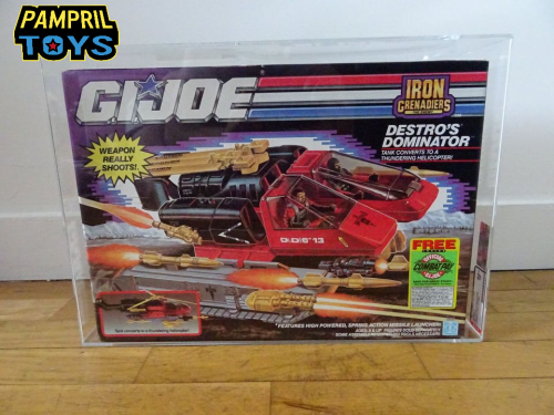 G.I Joe 1990 Series 9 Destro's Dominator AFA 80+ NM Pampril Toys