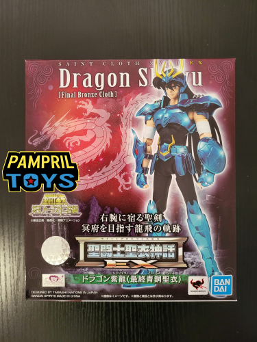 Saint Seiya Myth Cloth EX Dragon V3 Shiryu  Final Cloth pampril toys