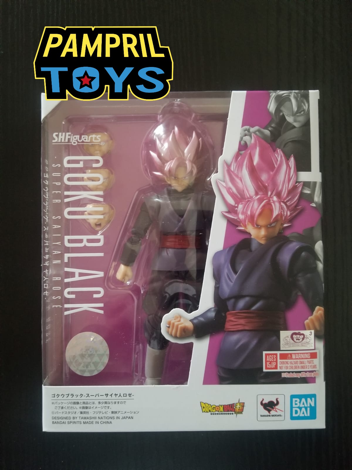 . Figuarts Goku Black Super Saiyan Rosé - Dragon Ball Super Figuarts   : Pampril Toys, saint seiya, Myth Cloth, caballeros zodíaco,  hot toys