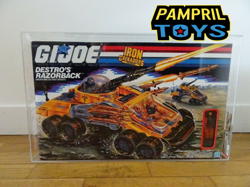 G.I Joe 1989 Series 8 Destro's Razorback AFA 80 NM (B80-W85-F85) Pampril Toys