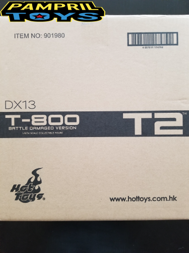 Hot Toys 1/6 Terminator DX13 T-800 (Battle Damaged Version) Arnold Schwarzenegger pampril toys