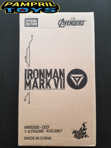 Hot Toys 1/6 Marvel Avengers MMS500 Iron Man Mark VII 7 Spéciale Édition Tony Stark pampril toys
